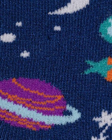 Bamboe kindersokken space - navy