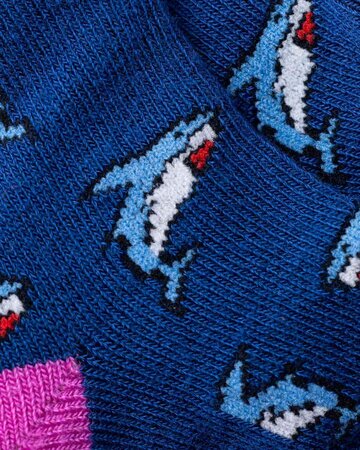 Bamboe kindersokken haaien - navy