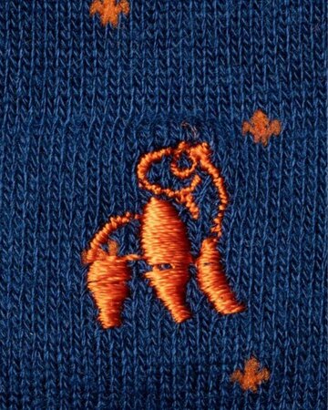 Swole Panda bamboe sokken heren blauw met stippen