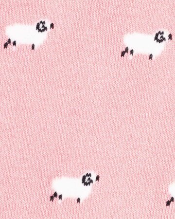 Swole Panda bamboe sokken schapen - roze