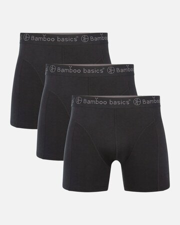 Bamboo Basics bamboe boxershorts Rico – zwart - mt XXL
