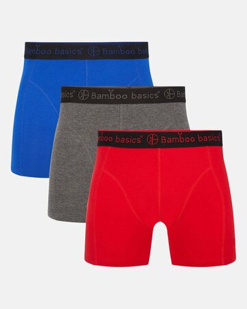 Bamboo Basics boxershorts Rico – blauw grijs rood