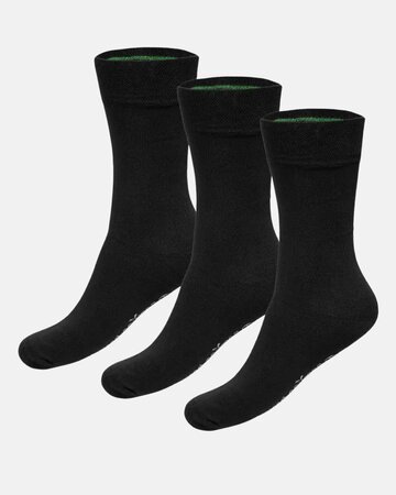 Bamboesokken Beau 3-pack - zwart