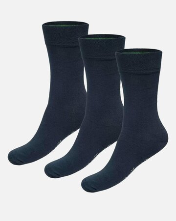 Bamboe sokken Beau 3 pack - donkerblauw