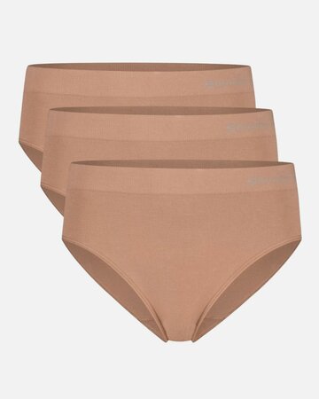 Bamboe slips naadloos Belle 3-pack - almond