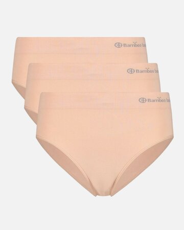 Bamboe slip naadloos Belle 3-pack - roze