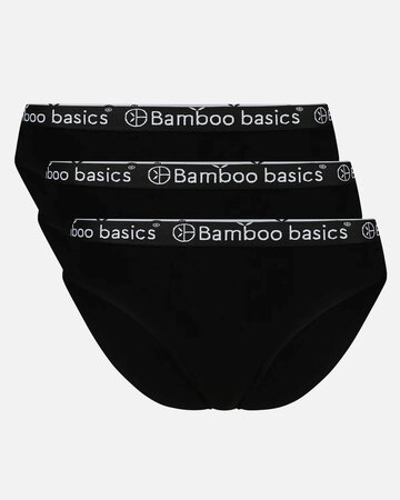 Bamboe slips Yara 3-pack zwart - maat XL