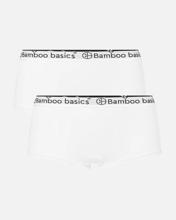 Bamboe Hipsters Iris 2-pack - wit