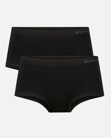 Bamboe hipster naadloos Sophie 2-pack - zwart