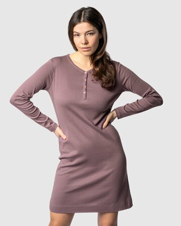 Living Crafts nachthemd katoen Vasara – mauve