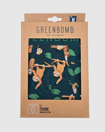 Greenbomb boxershort luiaards - groen