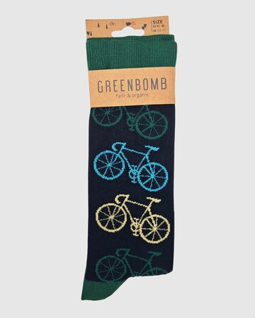 Greenbomb sokken heren bike big - zwart