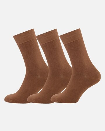 Bamboe sokken Beau 3 pack - bruin
