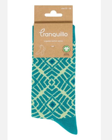 Tranquillo dames sokken bio-katoen – bay pattern
