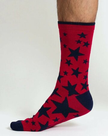 Kerstsokken cadeaudoos heren - candy cane and star