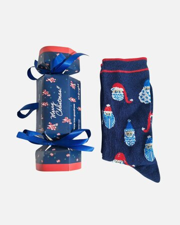 Kerstsokken Christmas cracker heren - kerstman