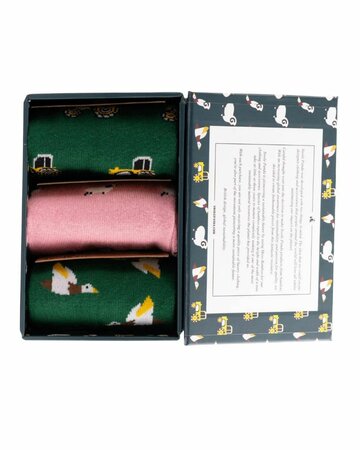 Swole Panda - heren sokken giftbox - boerderij