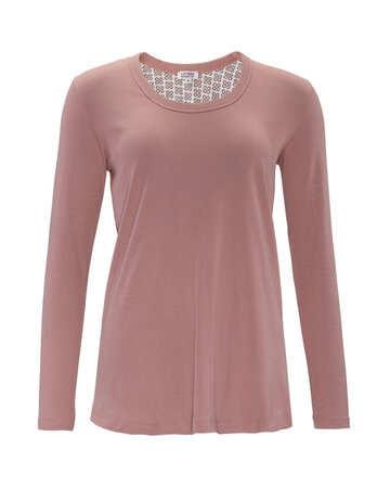 Living Crafts pyjamashirt dames Salisa – dried rose