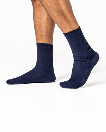 Living Crafts 100% katoenen sokken Ante 3-pack – rood blauw navy