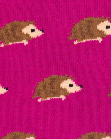 Swole Panda bamboesokken met egels – pink