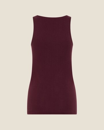 Comazo hemd brede bandjes 100% katoen – burgundy