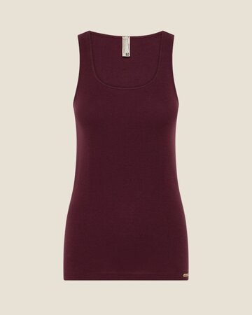 Comazo hemd brede bandjes 100% katoen – burgundy