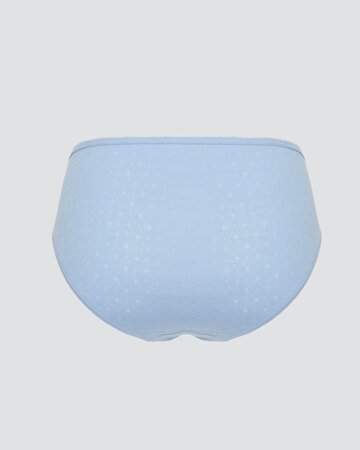 Comazo dames slip 100% biologisch katoen – light blue