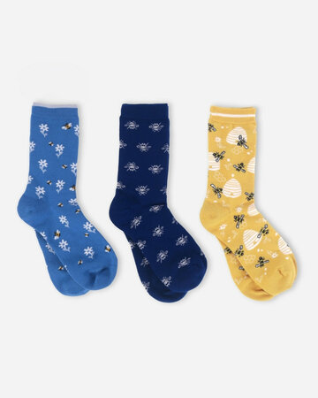 Thought bamboe damessokken giftbox – happy bee