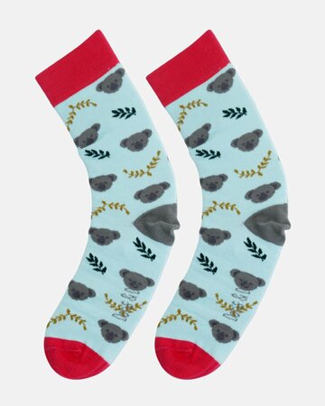 Doris & Dude bamboe damessokken met koala mint