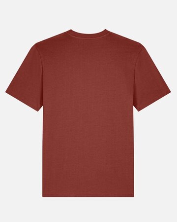 Juul T-shirt biologisch katoen - earth red