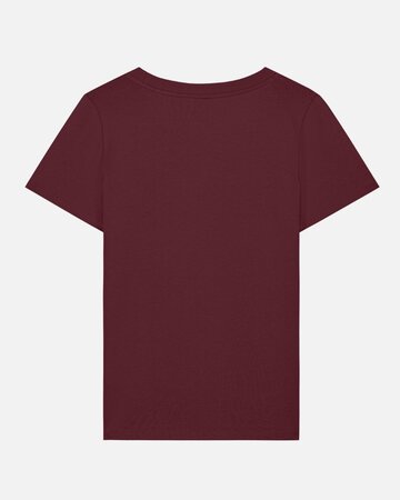 Lotika dames T-shirt Elin biologisch katoen - burgundy