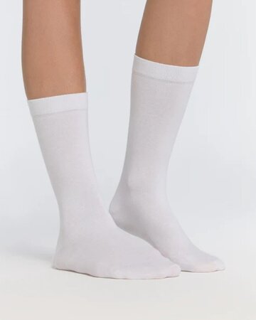 Albero Natur sokken bio-katoen 3 paar - naturel wit