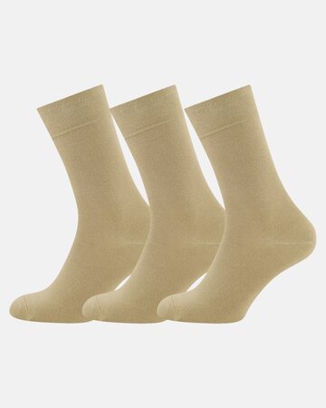 Bamboe sokken Beau 3 pack - zand