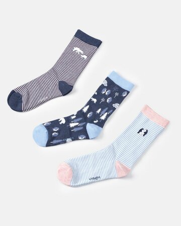 Thought bamboe damessokken Winter Wishes cadeaudoos 3-pack