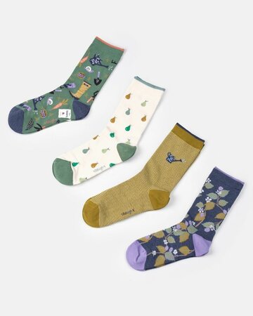 Thought damessokken Herfst & Tuinieren cadeaudoos 4-pack