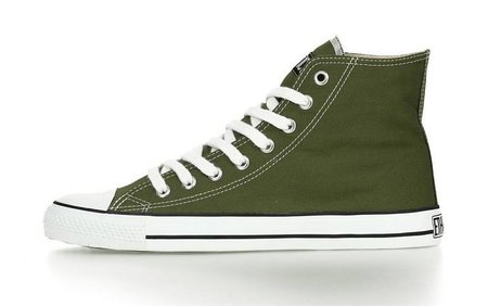 Ethletic sneaker campinggroen/wit hoog model