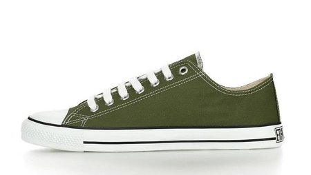Ethletic trainer camping green / wit laag