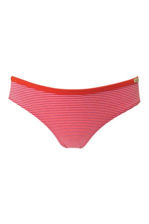 Sale slip mt 42 - bio katoen rood met wit gestreept