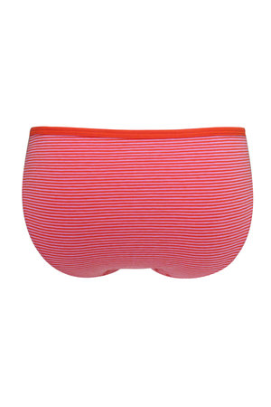 Sale slip mt 42 - bio katoen rood met wit gestreept