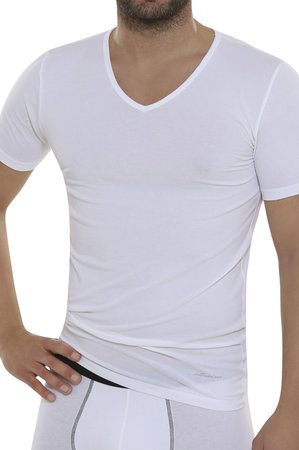 Sale fairtrade heren shirt-wit - XL