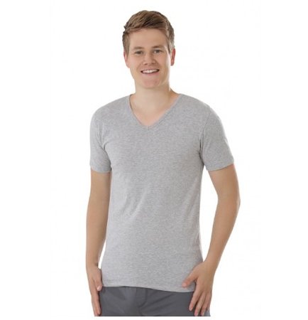 Comazo grijs heren T-shirt biologisch katoen maat L - sale