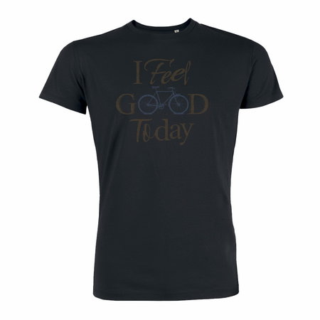Sale maat XL duurzaam T shirt bike I feel good today - XL