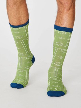 Bamboe 4 paar voetbalsokken in cadeaudoos