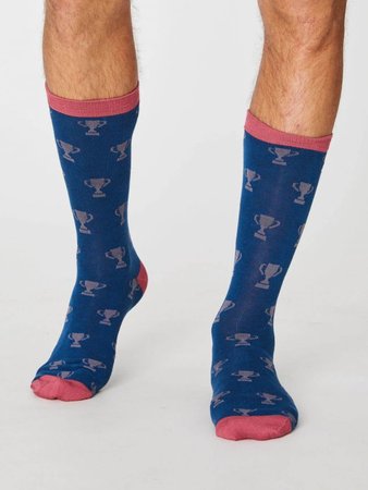 Bamboe 4 paar voetbalsokken in cadeaudoos