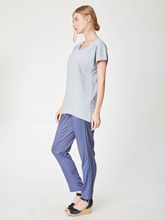 Sale Bio katoenen shirt Akebia grey marble