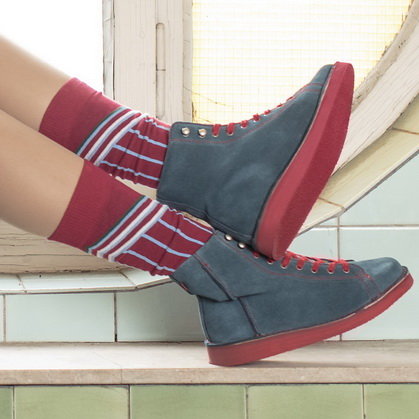 Bio katoenen sokken Cheerleader berry maat 39/42