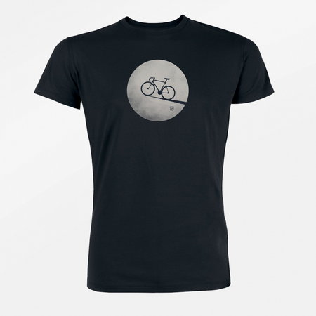 Duurzaam T shirt Bike moon