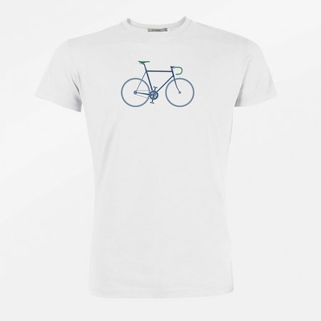 Greenbomb T-shirt bike trip guide wit maat S - sale