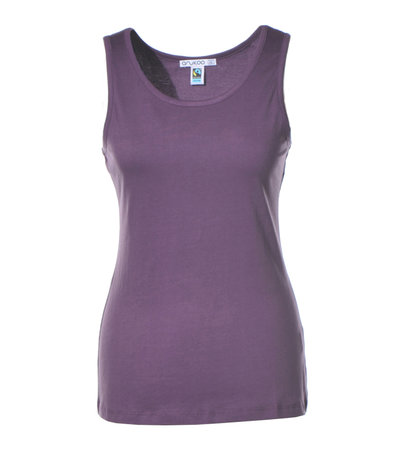 Fair trade top Anukoo paars