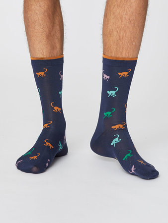 Monkey modal sokken navy